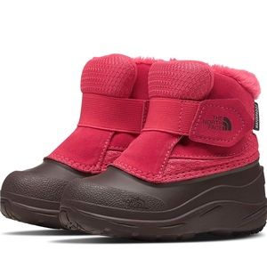 The North Face Toddler Snow Boots - Toddler Alpenglow II - Pink - Size 5